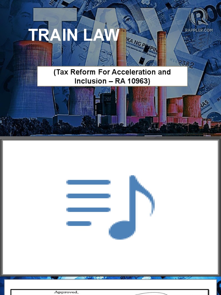 Overview of TRAIN Law Provisions | PDF | Tax Deduction | Income Tax