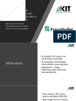 Viewpoint Interpolation of Images From A Light Field (3D) Camera and A DSLR (2D) Camera