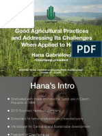 Hana Gabrielová: Good Agricultural Practices and Addressing Its Challenges When Applied To Hemp