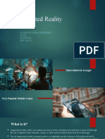 Augmented Reality: Ascharya Debasish Mishra P20062 Section B PGP 2020-22