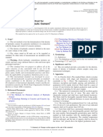 Density of Hydraulic Cement: Standard Test Method For