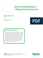 Standardization and Modularity in Data Center Physical Infrastructure