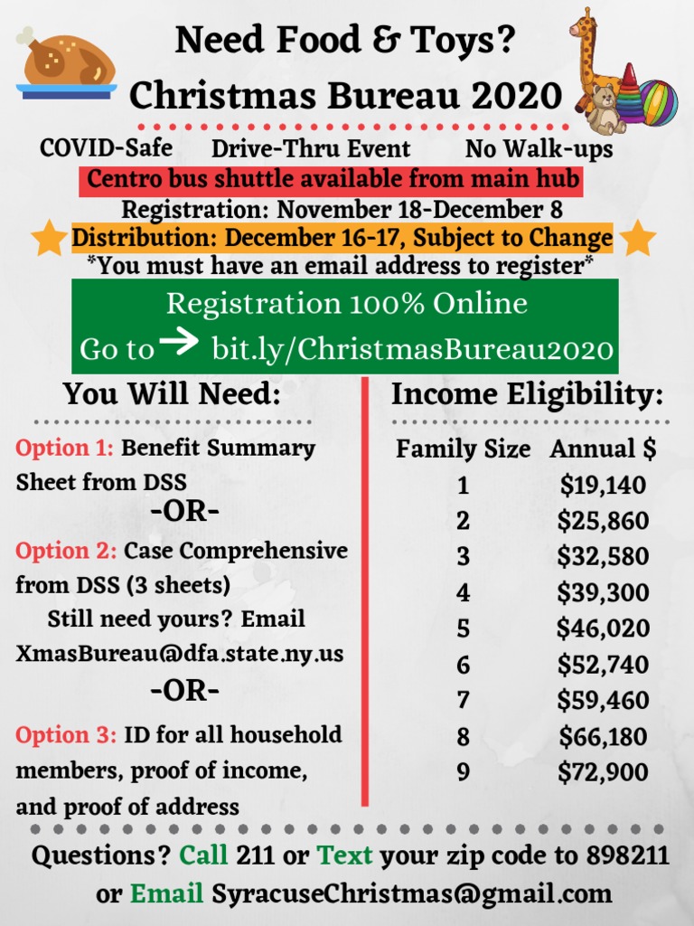 Christmas Bureau 2020 Registration Guide | PDF