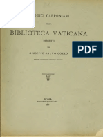 COZZO 1897 I Codici Capponiani Della BAV PDF