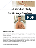 Advanced Meridian Study For Yin Yoga Teachers: The Meridians: A Universe Within