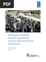 Optimize Landside Airport Operations Using A Discrete Event Simulation