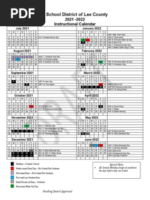 2021-2022 Instructional Calendar | PDF | Festival | Observances