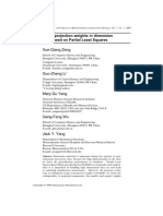 Orthogonal Projection Weights in Dimension PDF