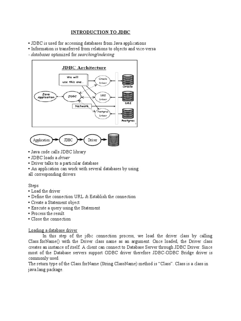 Introduction To JDBC | PDF | Software Engineering | Software Development