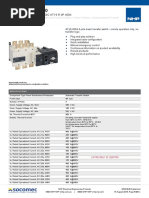 Transfer Switch No Logic Atys R 4P 400A Catalogue No