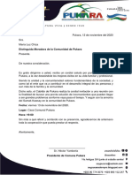 INVITACIÓN - Caso Sra. Luz