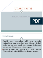 GOUT ARTHRITIS - PPT IGD SUSU Case Report