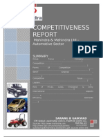 Competitiveness Report-M & M