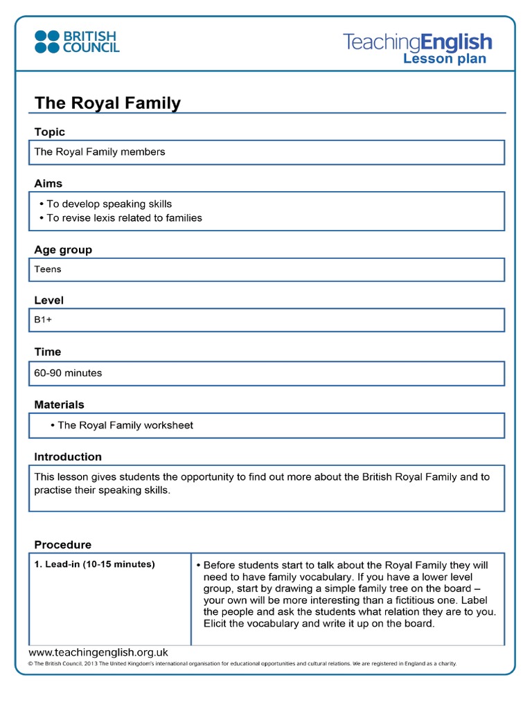 The Royal Family | PDF | Cognition
