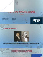 MÉTODO GAUSS-SEIDEL-Grupo 9 (Presentación)