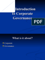 An Introduction To Corporate Governance
