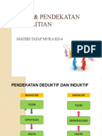 Metpen Pendekatan & Jenis Penelitian