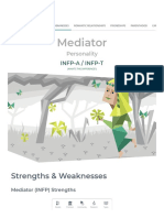INFP - 2 Strengths & Weaknesses
