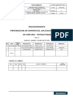 Procedimiento de Preparacion de Superficie Aplicacion y Resane de Pintura para Estructuras