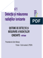 Detectia Si Masurarea Radiatiilor Ionizante PDF