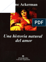 Ackerman Diane. Una Historia Natural Del Amor PDF
