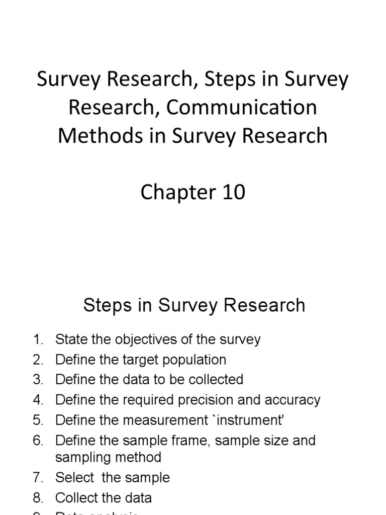 Survey Research Essentials | PDF | Survey Methodology | Accuracy And ...