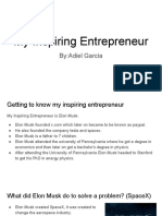 My Inspiring Entrepreneur: By:Adiel Garcia