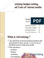 Advertising Budget Setting, Pros and Cons of