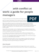 Dealing With Conflict at Work: A Guide For People Managers