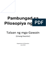 Pambungad Sa Pilosopiya NG Tao PDF