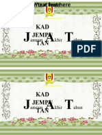 KAD JEMPUTAN Jamuan Pss