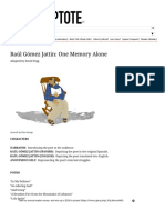 Raúl Gómez Jattin - One Memory Alone - Asymptote PDF