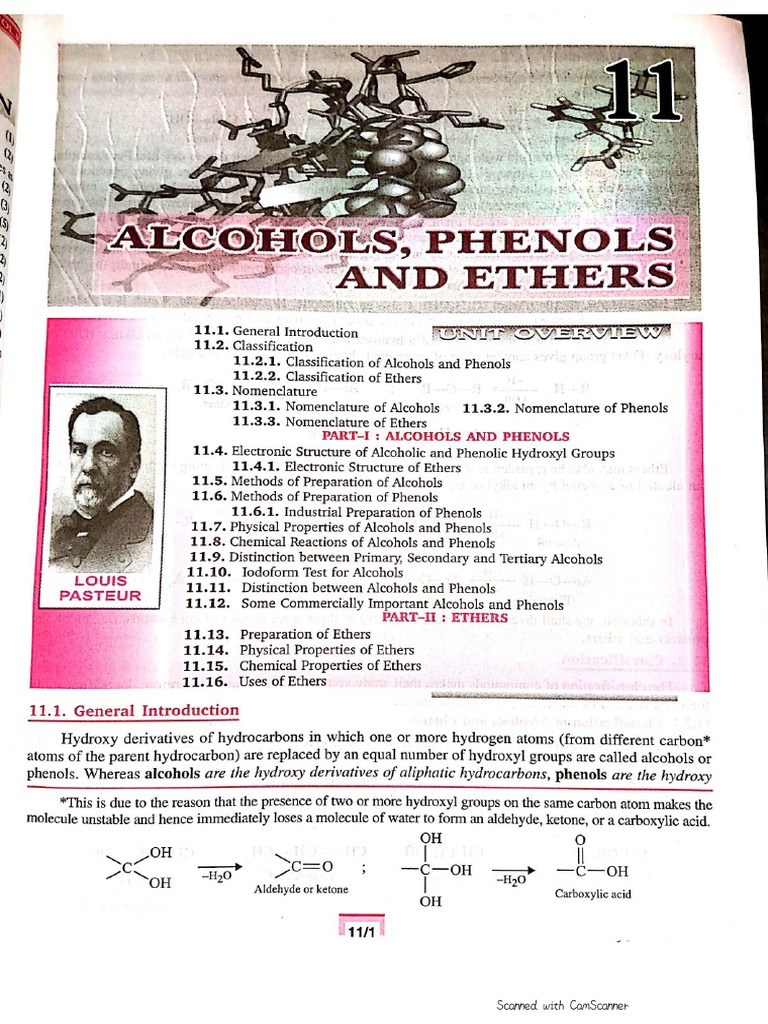 Alcohol Phenol and Ethers | PDF