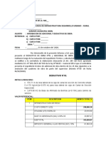 Modelo Informe de Aprobacion de Adicional Deductivo