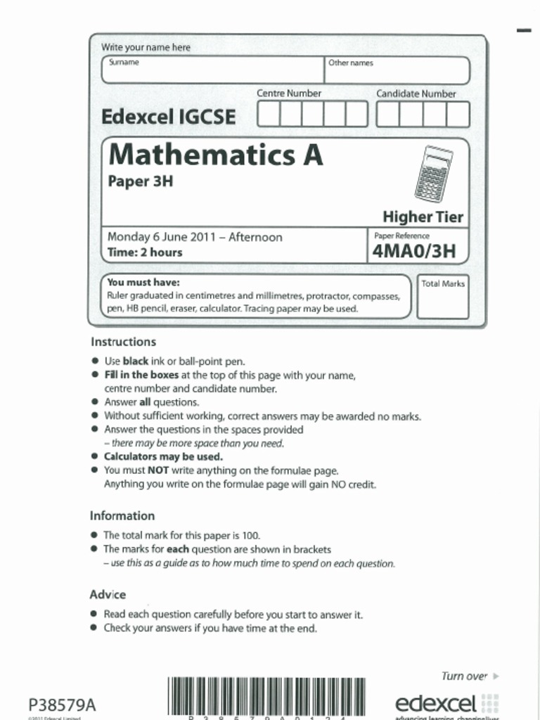 1 +Worked+Solutions+for+IGCSE+Maths+Past+Paper$2C+6+June+2011 | PDF
