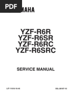 Yamaha R6 2003 Workshop Manual