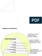 Week 4b - Definition of Architecture