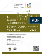 Programa 1er Congreso de Producción Bovina Ovina y Caprina PDF
