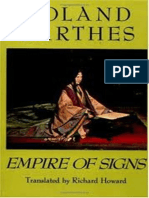 Barthes Roland Empire of Signs 1983 PDF