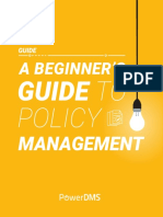 Powerdms Guide Beginners Guide To Policy Management PDF