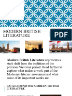 Modern British Literature: From Victorian to Modernist Movements