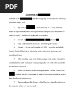 DeKalb County Affidavit - Redacted