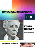 Teorías de La Personalidad II-Karen Horney PDF