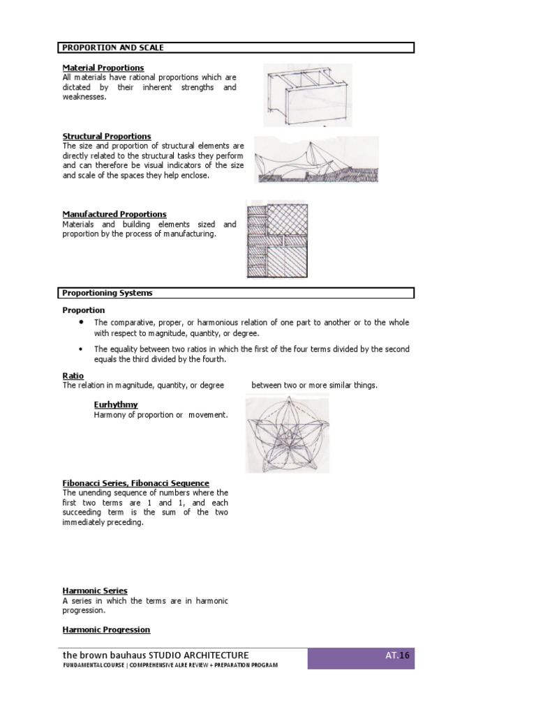 Proportions and Scale in Architecture | PDF | Ratio | Dimension