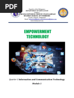 Empowerment Technology Module 1 Week 1