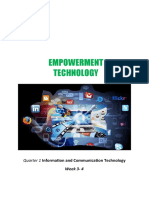 Empowerment Technology Week 3-4