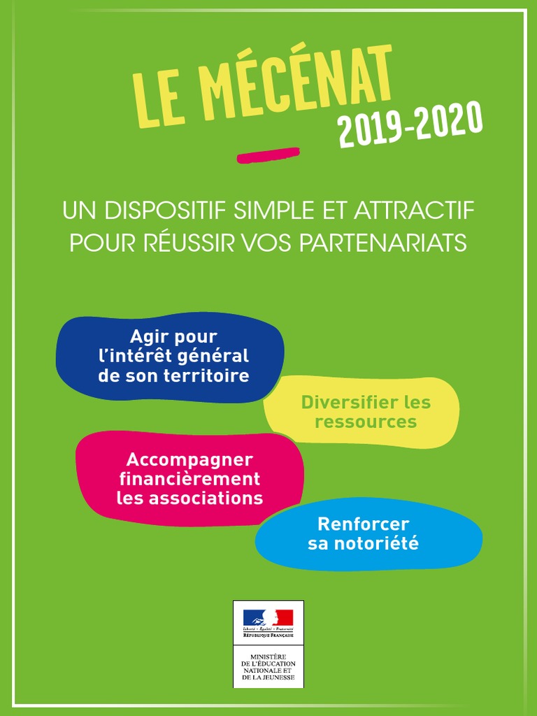 Asso Mecenat 2019 V2B | Pdf | Mécénat | Fondation (Non-Caritative)