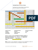 Actividad Ahorro Del Agua