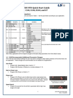 LSIS VFD Quick Start Guide: C100, S100, H100, and Is7