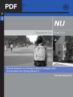 Sexual Assault on Campus